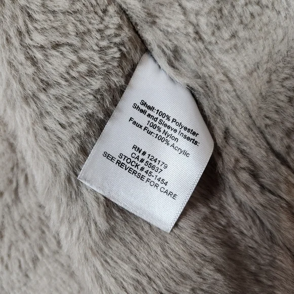 Johnston & Murphy Faux Fur lined Coat size Large - Picture 9 of 11